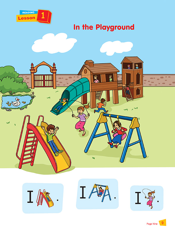 Kg3 Reading - Lesson 1 In the playground